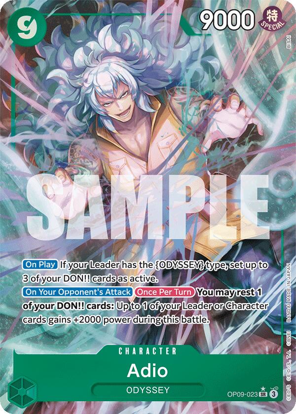 Adio (Parallel) (OP09-023) - [Emperors in the New World] Foil - Trinity Hobby