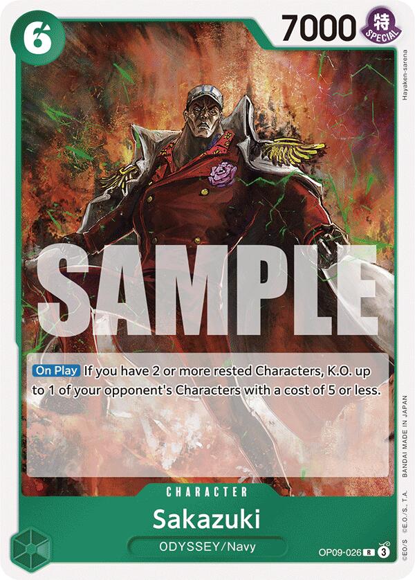 Sakazuki (OP09-026) - [Emperors in the New World] Foil - Trinity Hobby