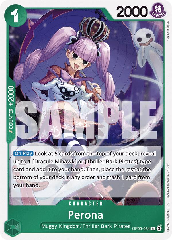 Perona (OP09-034) - [Emperors in the New World] Foil - Trinity Hobby