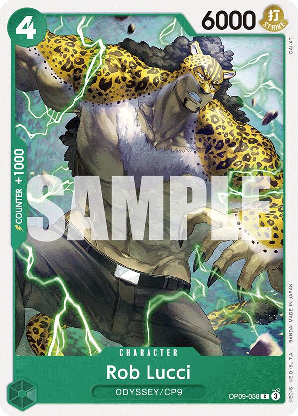 Rob Lucci (038) (OP09-038) - [Emperors in the New World] - Trinity Hobby
