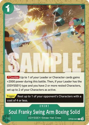 Soul Franky Swing Arm Boxing Solid (OP09-041) - [Emperors in the New World]
