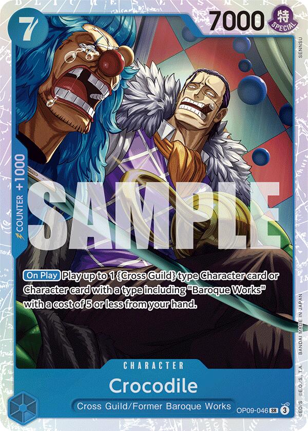 Crocodile (046) (OP09-046) - [Emperors in the New World] Foil - Trinity Hobby