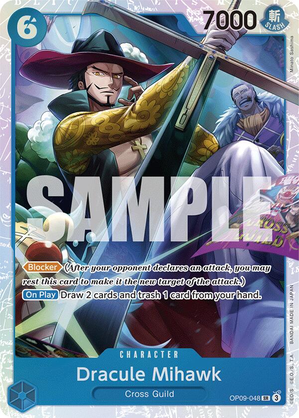 Dracule Mihawk (OP09-048) - [Emperors in the New World] Foil - Trinity Hobby