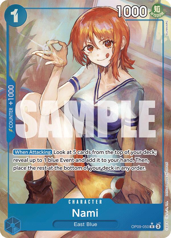 Nami (050) (Parallel) (OP09-050) - [Emperors in the New World] Foil - Trinity Hobby