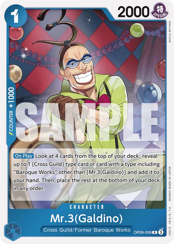 Mr.3(Galdino) (OP09-056) - [Emperors in the New World] Foil - Trinity Hobby