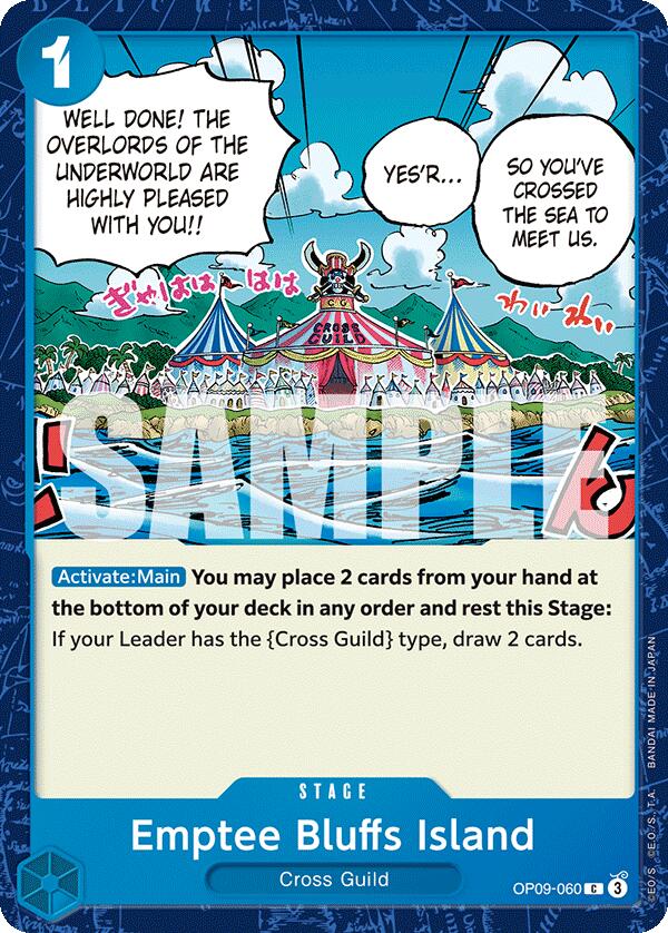 Emptee Bluffs Island (OP09-060) - [Emperors in the New World] - Trinity Hobby