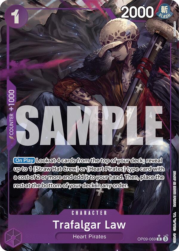 Trafalgar Law (069) (Parallel) (OP09-069) - [Emperors in the New World] Foil - Trinity Hobby