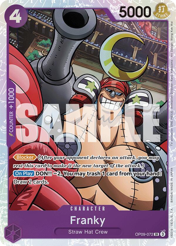 Franky (OP09-072) - [Emperors in the New World] Foil - Trinity Hobby