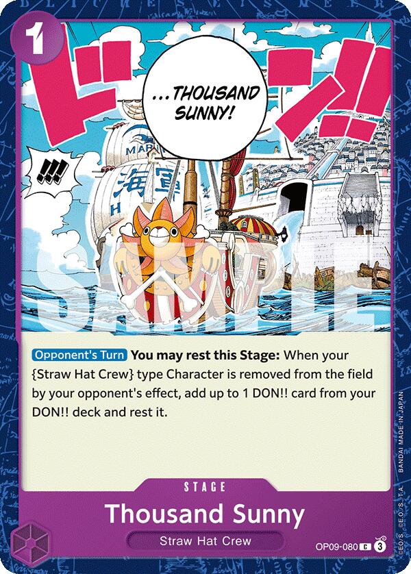 Thousand Sunny (OP09-080) - [Emperors in the New World] - Trinity Hobby