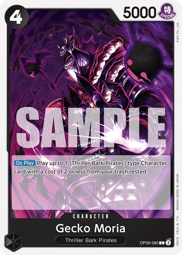 Gecko Moria (OP09-085) - [Emperors in the New World] - Trinity Hobby