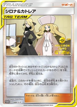 Cynthia & Caitlin - 088/S-P (Japanese)  088/S-P - [SP Sword  Shield Promos]