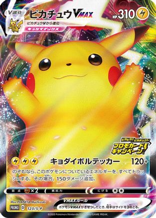 Pikachu VMAX - 123/S-P (Japanese)  123/S-P - [SP Sword  Shield Promos]