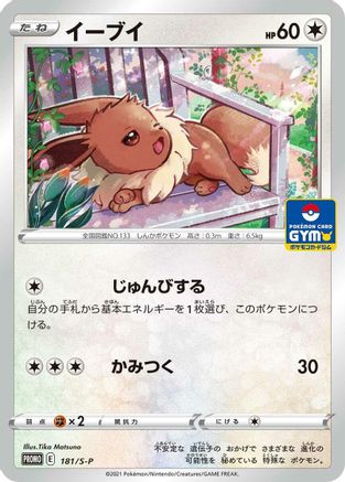 Eevee - 181/S-P (Japanese)  181/S-P - [SP Sword  Shield Promos]