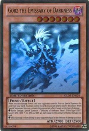 Gorz the Emissary of Darkness [GLD5-EN024] Ghost/Gold Rare - Trinity Hobby