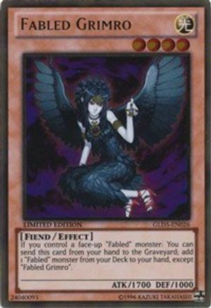 Fabled Grimro [GLD5-EN026] Gold Rare - Trinity Hobby