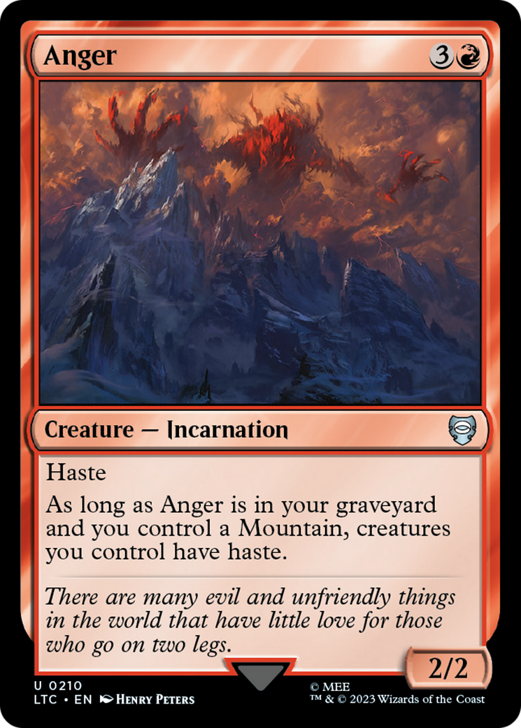 Anger [The Lord of the Rings: Tales of Middle-Earth Commander] - Trinity Hobby
