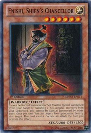 Enishi, Shien's Chancellor [SDWA-EN011] Common - Trinity Hobby