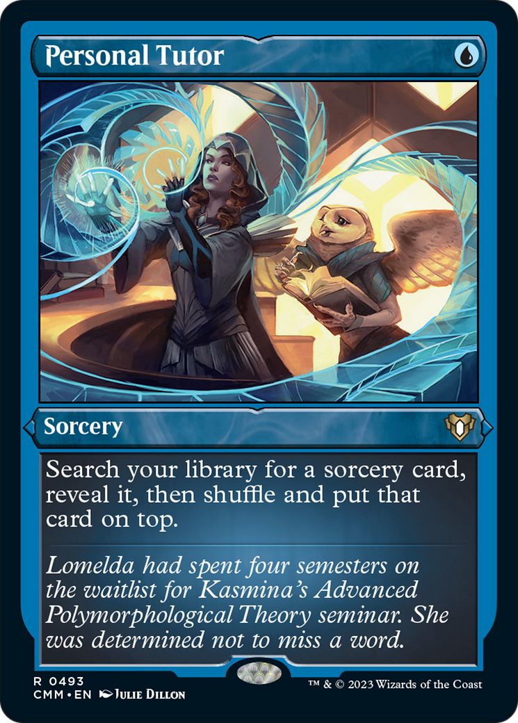 Personal Tutor (Foil Etched) [Commander Masters] - Trinity Hobby