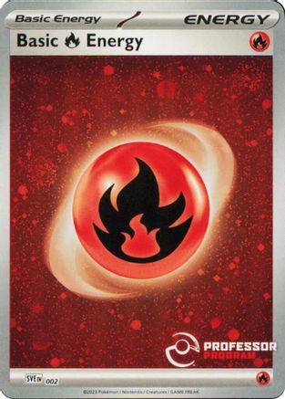 Fire Energy (2023) - (2) Holofoil [Professor Program Promos]