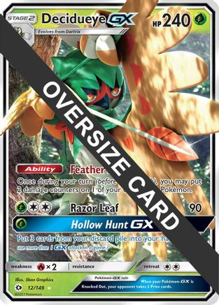 Decidueye GX (Decidueye GX Challenge Box) - (012/149) Holofoil [Jumbo Cards]