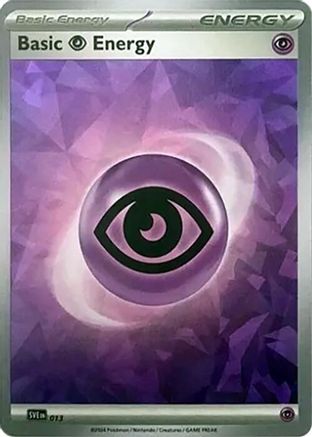 Basic Psychic Energy (013) (Cracked Ice Holo) [Scarlet & Violet: Stellar Crown] - Trinity Hobby