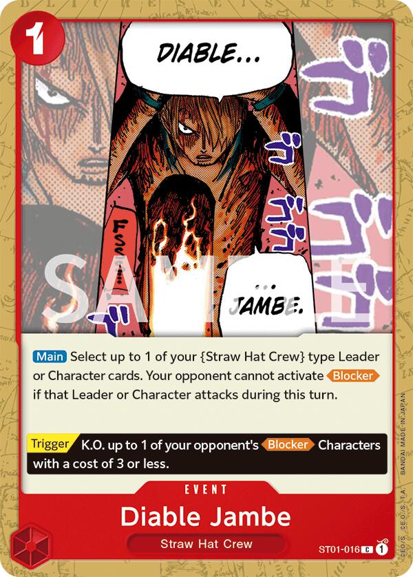 Diable Jambe (ST01-016) - [Revision Pack Cards] - Trinity Hobby