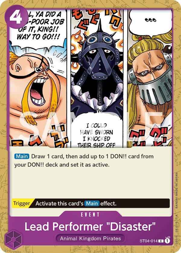 Lead Performer "Disaster" (ST04-014) - [Revision Pack Cards] - Trinity Hobby