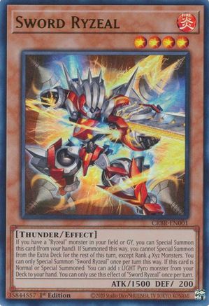 Sword Ryzeal [CRBR-EN001] Ultra Rare - Trinity Hobby