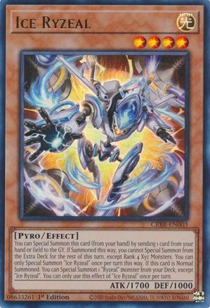 Ice Ryzeal [CRBR-EN003] Ultra Rare - Trinity Hobby