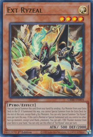 Ext Ryzeal [CRBR-EN004] Ultra Rare - Trinity Hobby