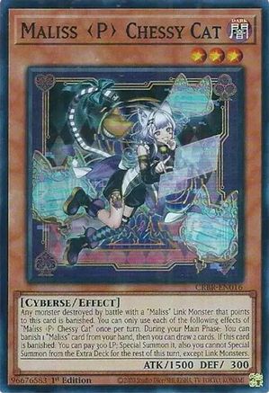 Maliss P Chessy Cat [CRBR-EN016] Super Rare - Trinity Hobby