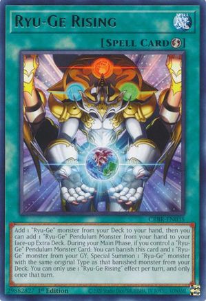Ryu-Ge Rising [CRBR-EN035] Rare - Trinity Hobby