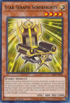 Star Seraph Sovereignty [CRBR-EN046] Rare - Trinity Hobby