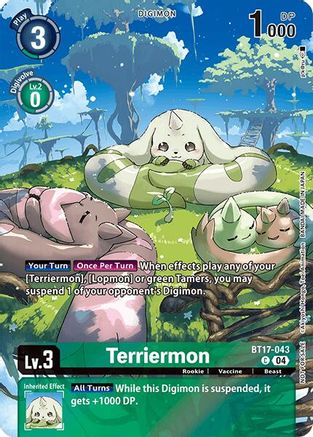 Terriermon [BT17-043] (Legend Pack 2024 Box Topper) [Chain of Liberation] - Trinity Hobby