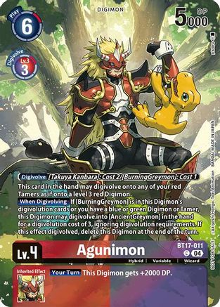 Agunimon [BT17-011] (Legend Pack 2024 Box Topper) [Chain of Liberation] - Trinity Hobby