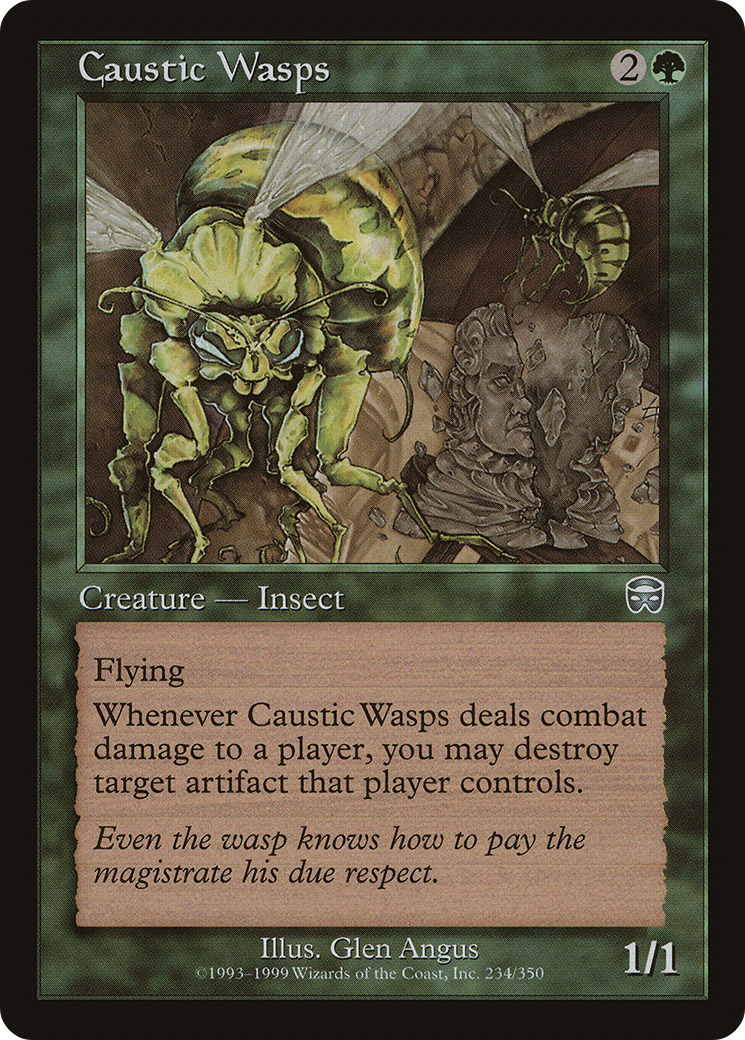 Caustic Wasps [Mercadian Masques] - Trinity Hobby
