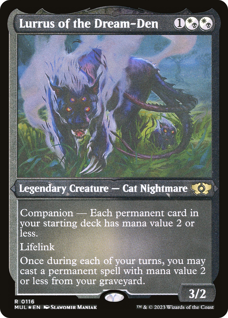 Lurrus of the Dream-Den (Foil Etched)  [Foil]  (MUL-116) - [Multiverse Legends]: (companion) - Trinity Hobby