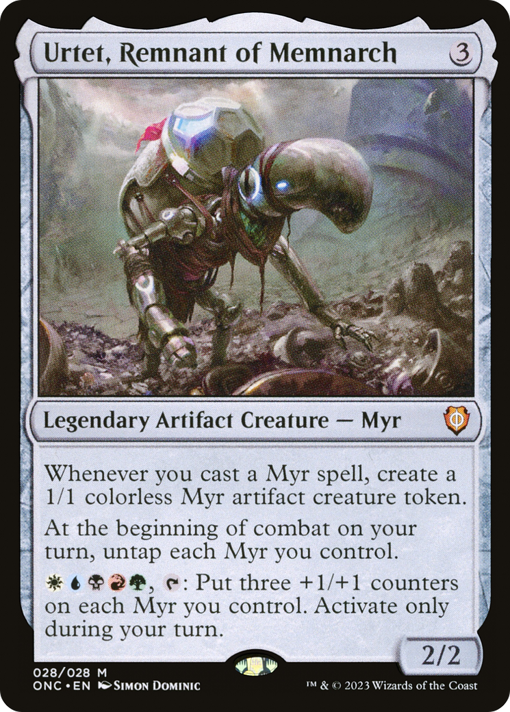 Urtet, Remnant of Memnarch [Phyrexia: All Will Be One Commander] - Trinity Hobby