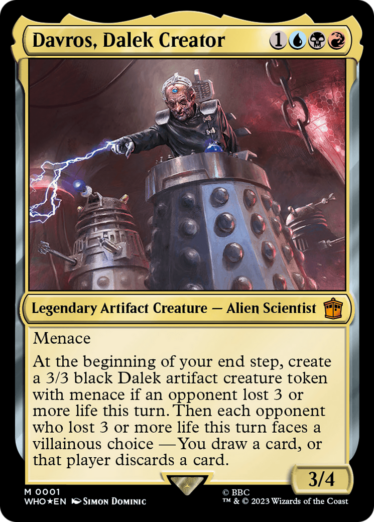 Davros, Dalek Creator [Doctor Who] - Trinity Hobby