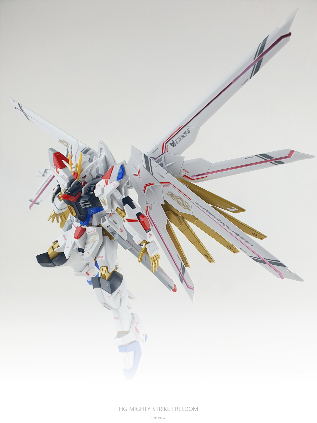 Delpi Decals HG MIGHTY STRIKE FREEDOM WATER DECAL