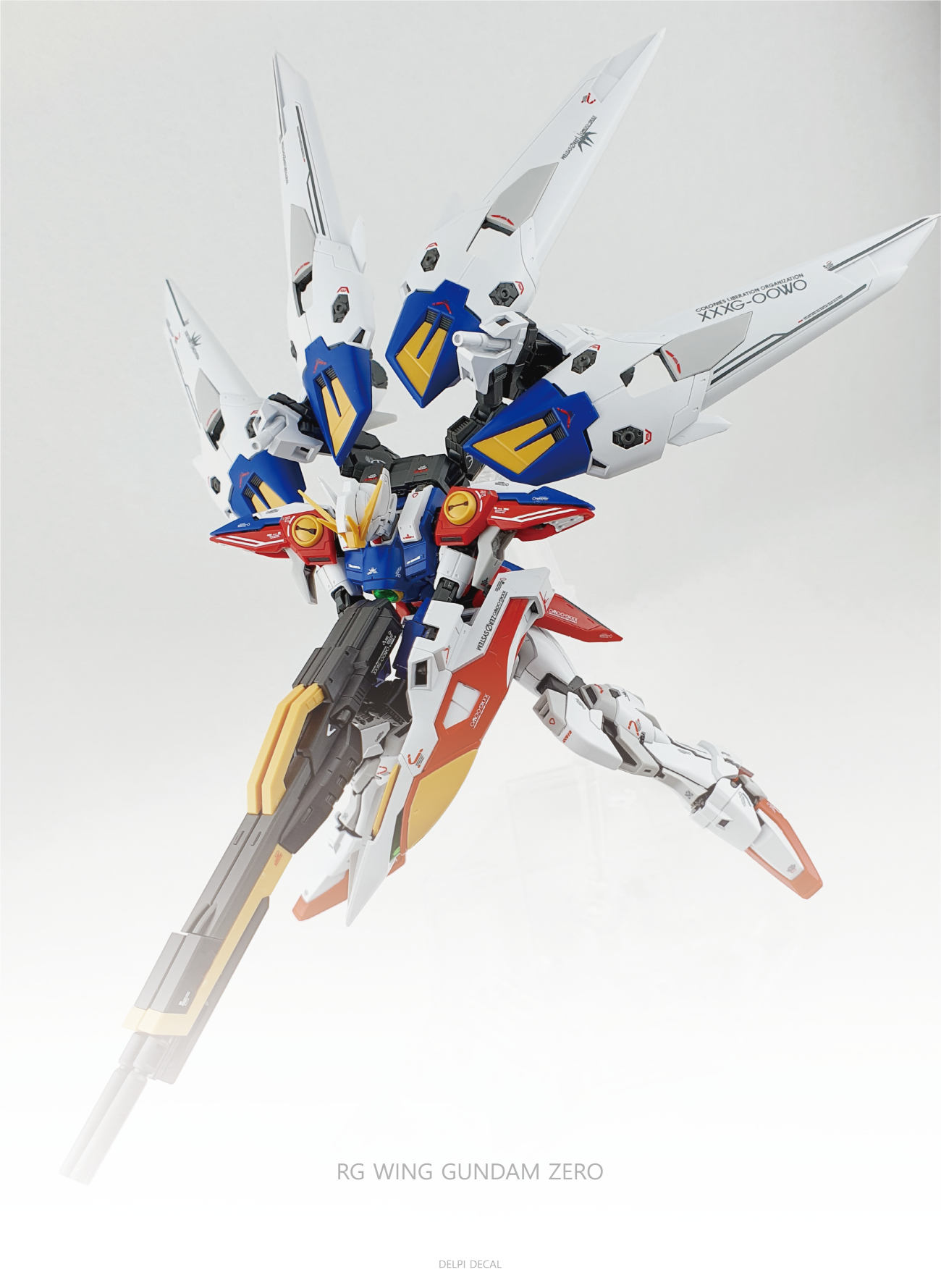 (NEW) Delpi Decals  RG WING GUNDAM ZERO WATER DECAL - Trinity Hobby