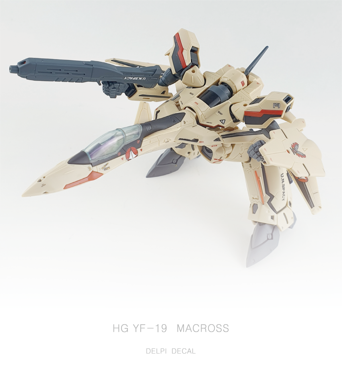 Delpi Decals HG YF-19 WATER DECAL - Trinity Hobby