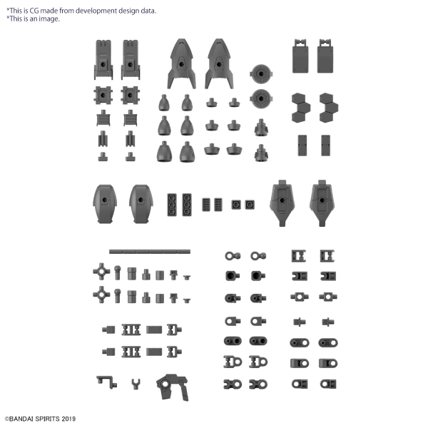 30MM 1/144 OPTION PARTS SET 15 (MULTI VERNIER/ MULTI-JOINT - Trinity Hobby