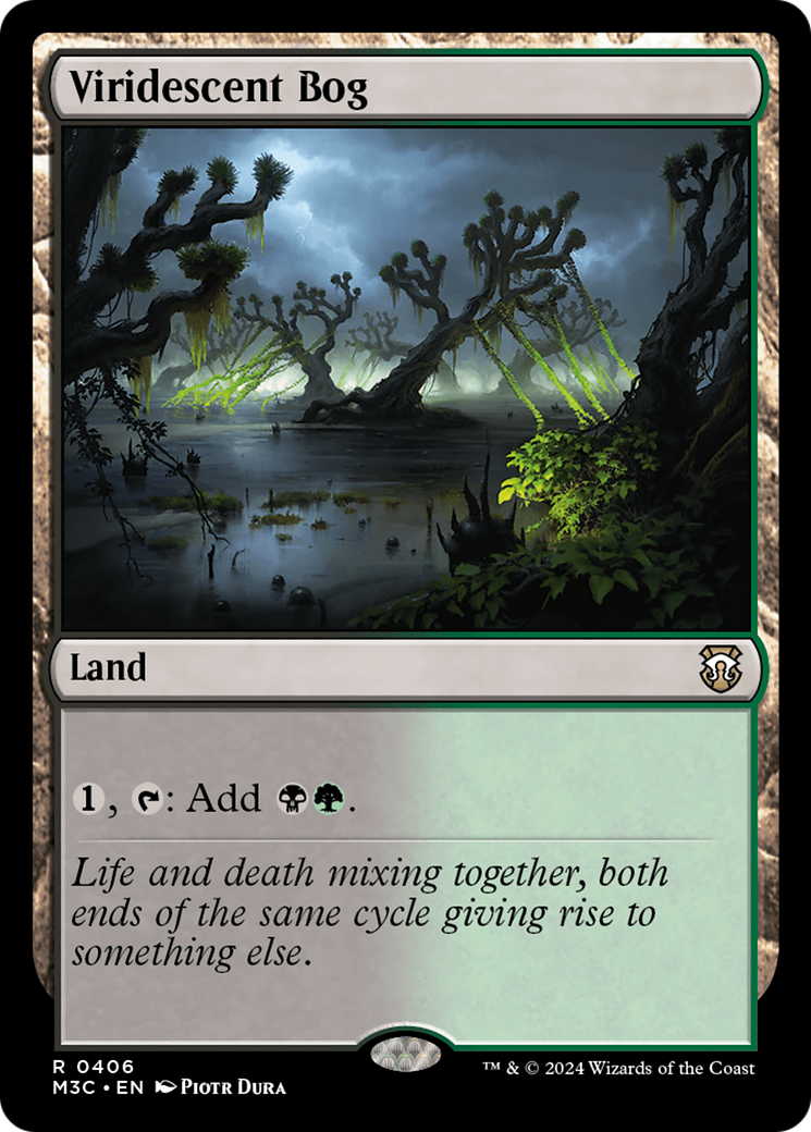 Viridescent Bog  [Foil]  (M3C-406) - [Modern Horizons 3 Commander] - Trinity Hobby