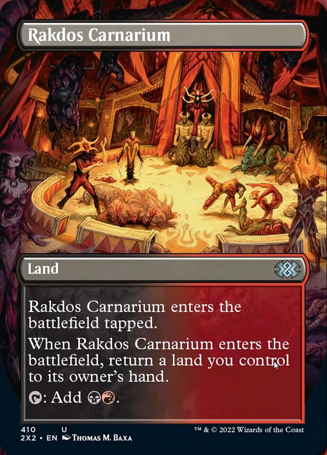Rakdos Carnarium (Borderless Alternate Art) [Double Masters 2022] - Trinity Hobby