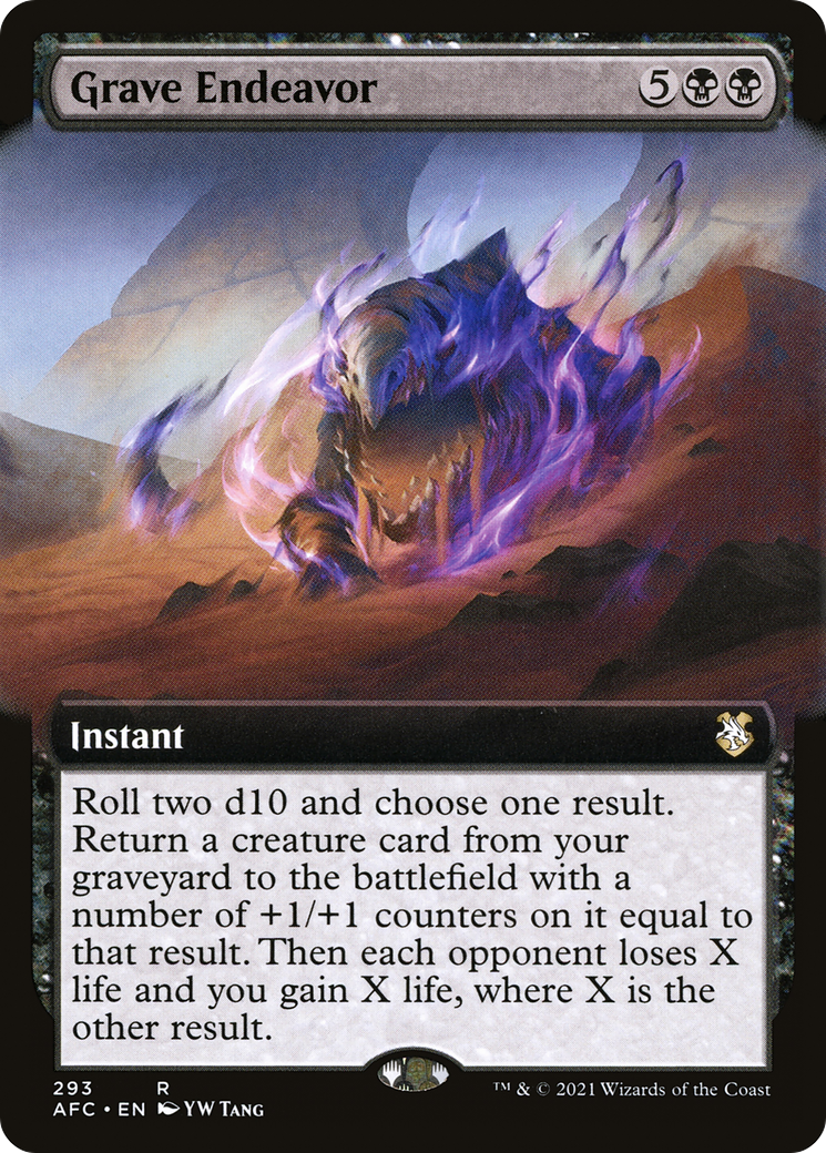 Grave Endeavour (Extended Art) [Donjons &amp; Dragons : Aventures dans le commandant des royaumes oubliés] 