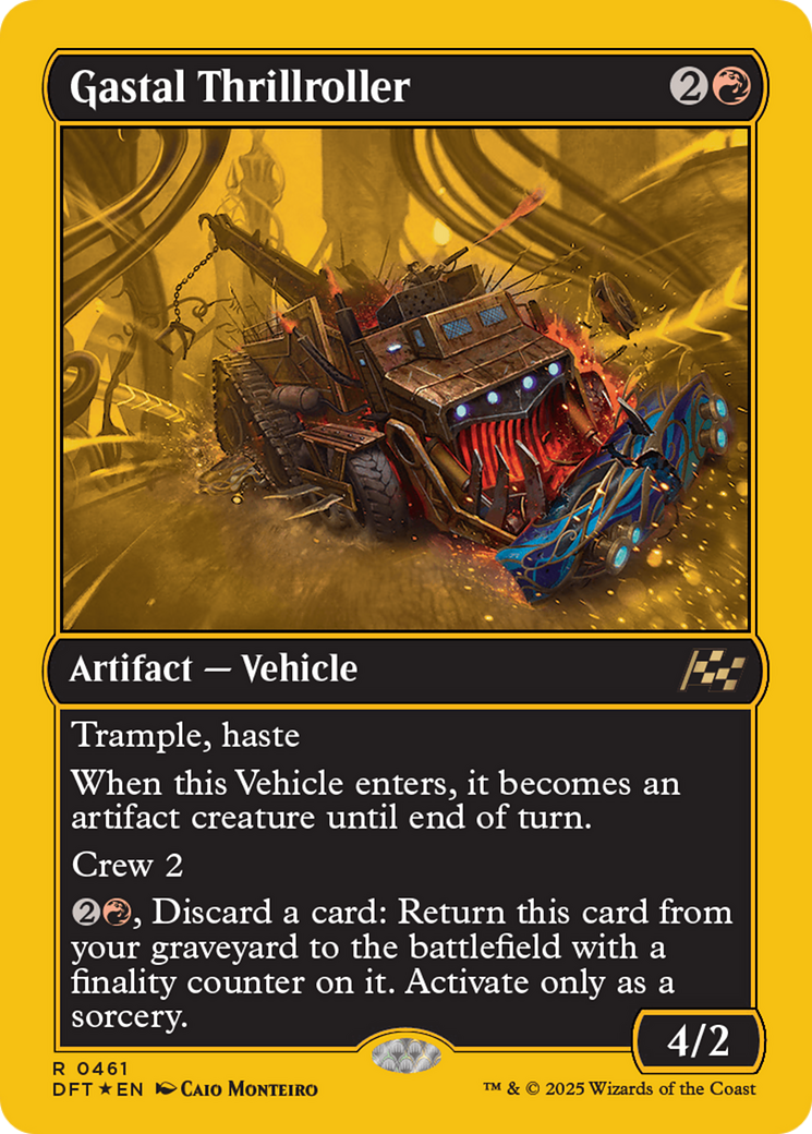 Gastal Thrillroller (First-Place Foil) [Aetherdrift] - Trinity Hobby