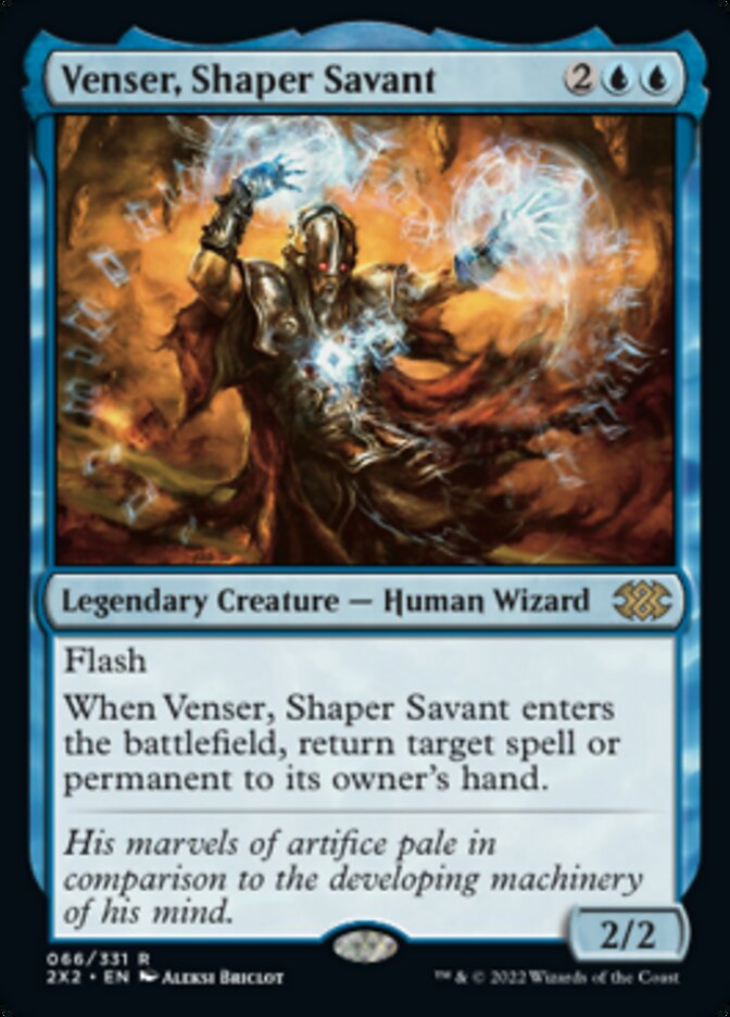 Venser, Shaper Savant [Double Masters 2022] - Trinity Hobby
