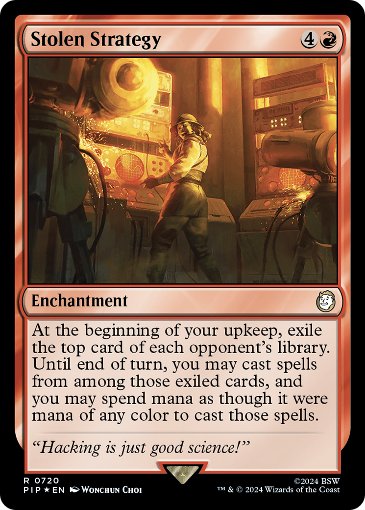Stolen Strategy (Surge Foil) [Fallout] - Trinity Hobby