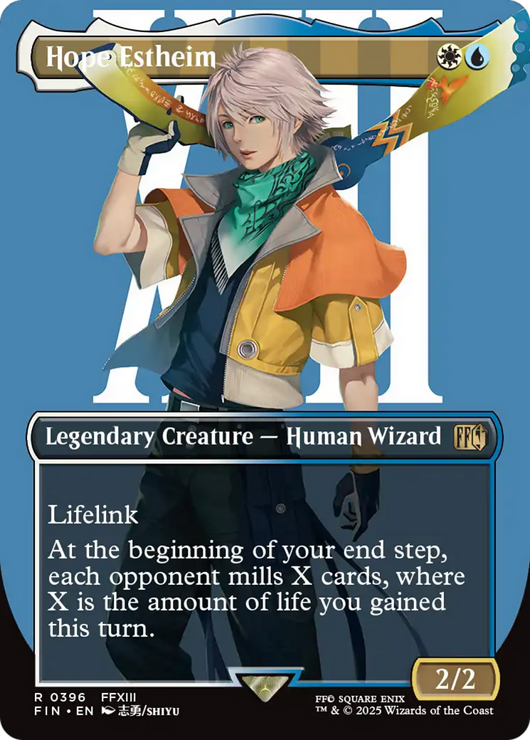 Hope Estheim  [Foil]  (FIN-396) - [FINAL FANTASY] (Borderless) - Trinity Hobby